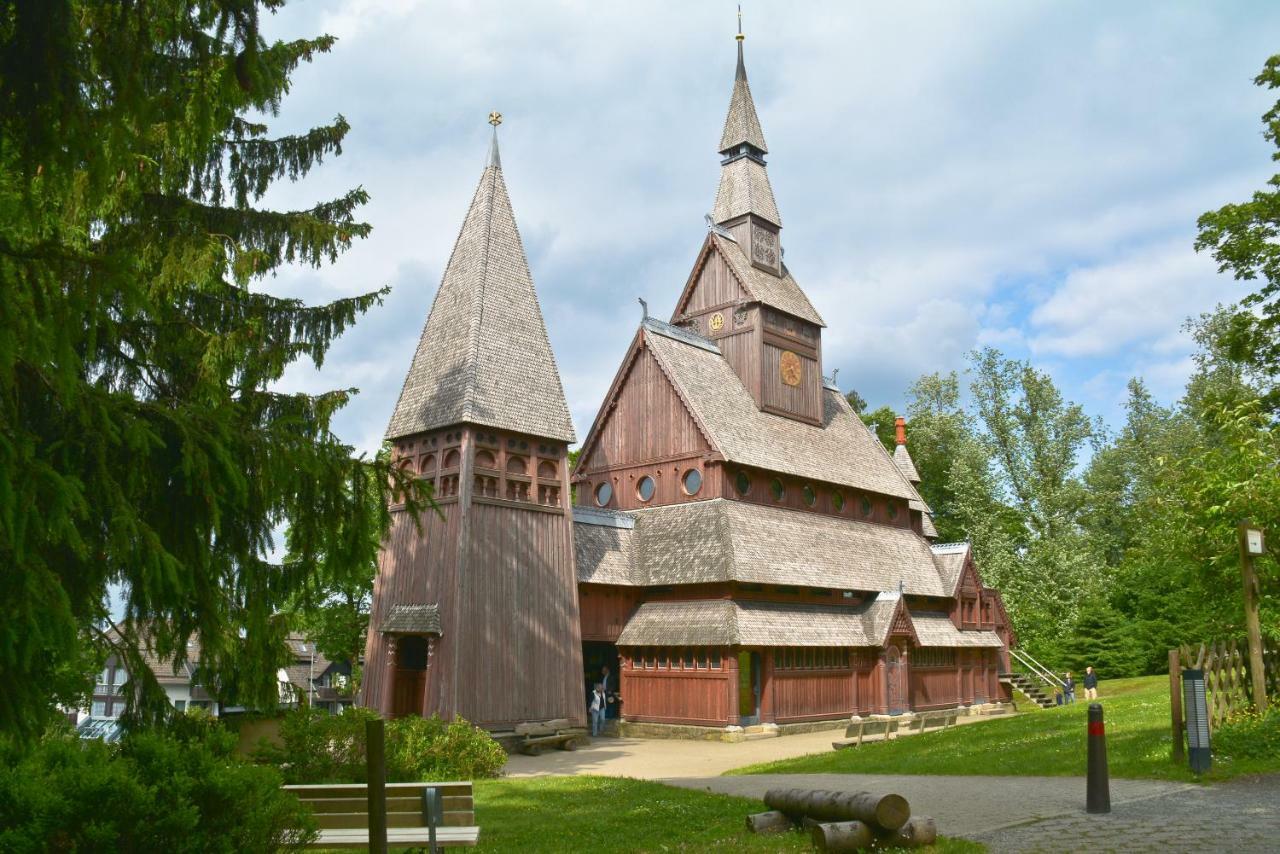 Ferienblockhaus Auerhahn & Luchs Villa Goslar Dış mekan fotoğraf